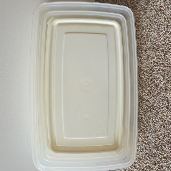 Stackable Food Storage Containers - White - Picture 9 of 11